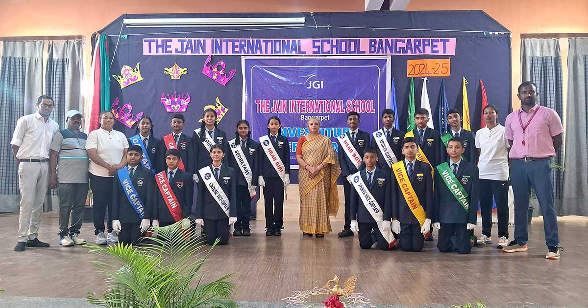 Investiture Ceremony 2024-25, Bangarpet on 10.06.2024